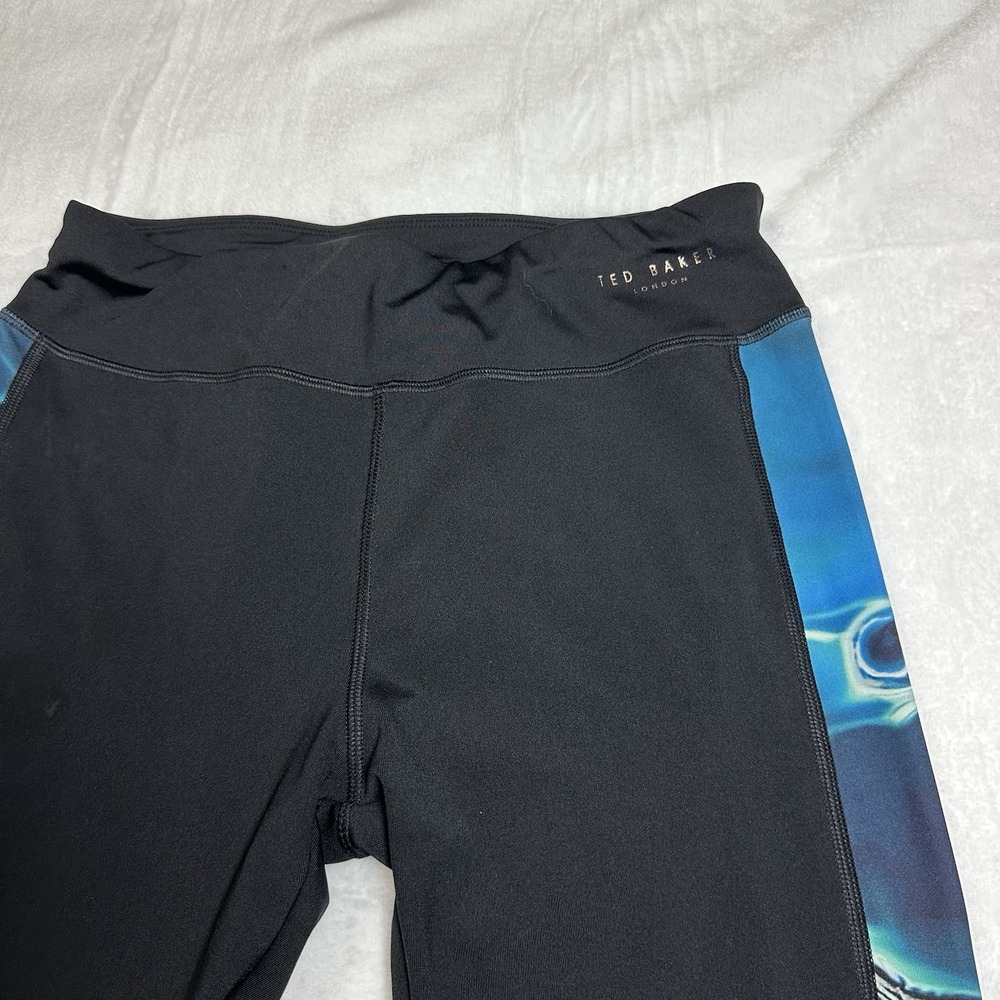 Ted Baker London Women's Black Leggings Design On The Sides Size Small - Picture 3 of 8